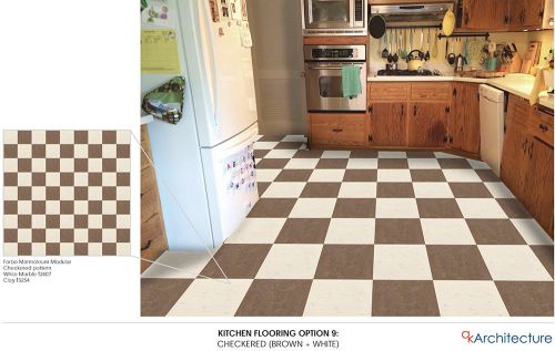 retro kitchen floor